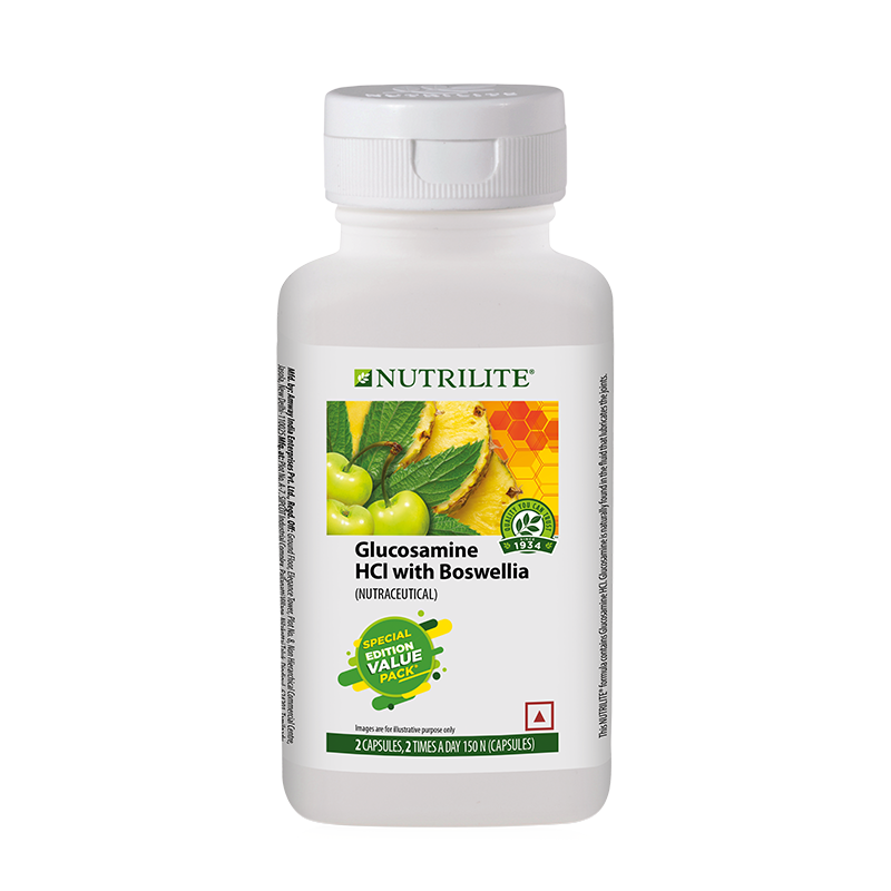 Nutrilite Glucosamine HCL with Boswellia Capsules 25 Extra Value Pack