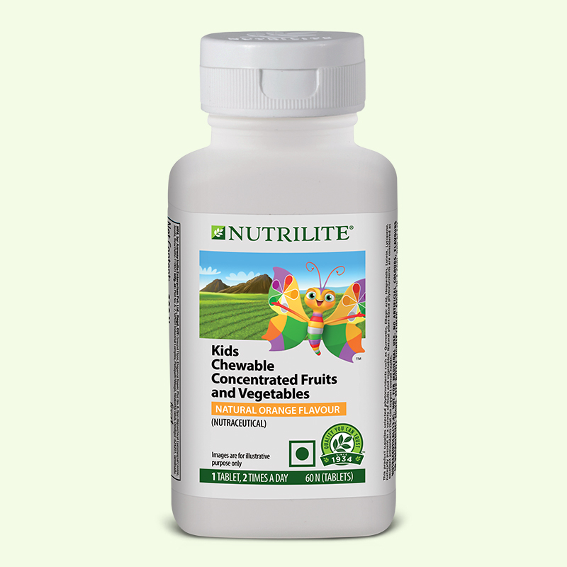 Nutrilite Kids Chewable Concentrated Fruits and Vegetables Tablets