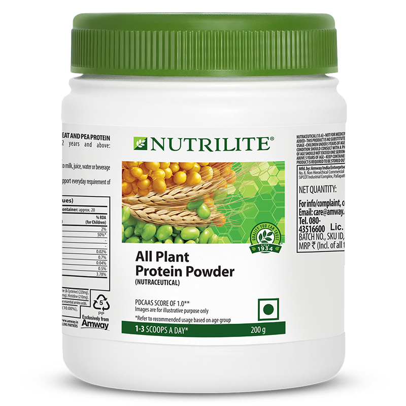 Buy Plant Based Nutrilite All Plant Protein Powder Amway India
