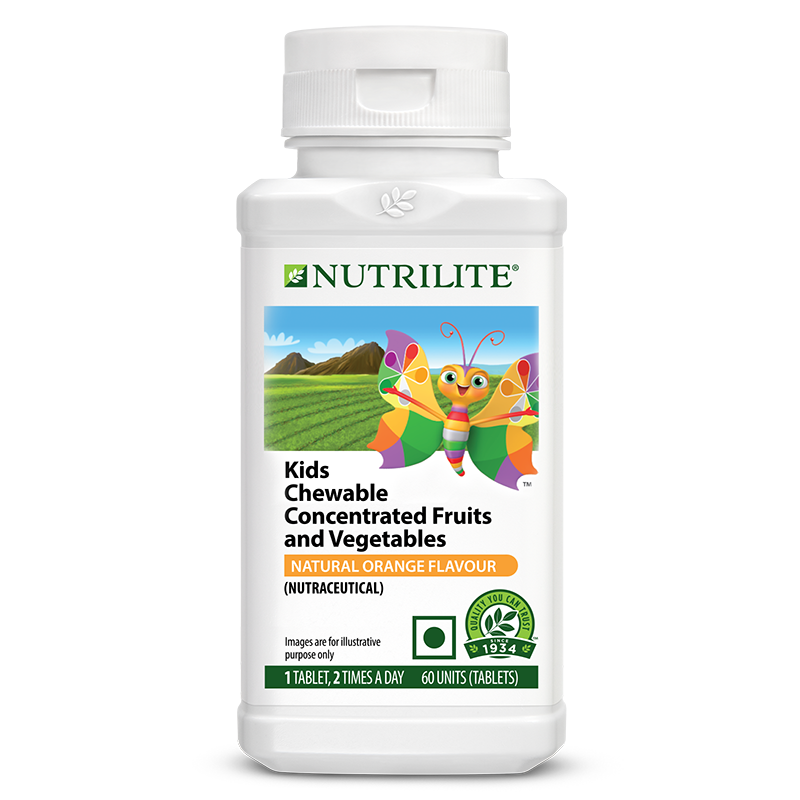 Buy Nutrilite Kids Chewable Multivitamin Tablets| Amway India