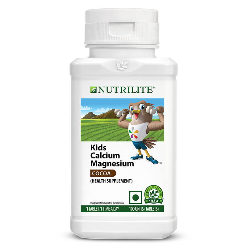 Buy Nutrilite Kids Calcium Magnesium Tablets | Amway India