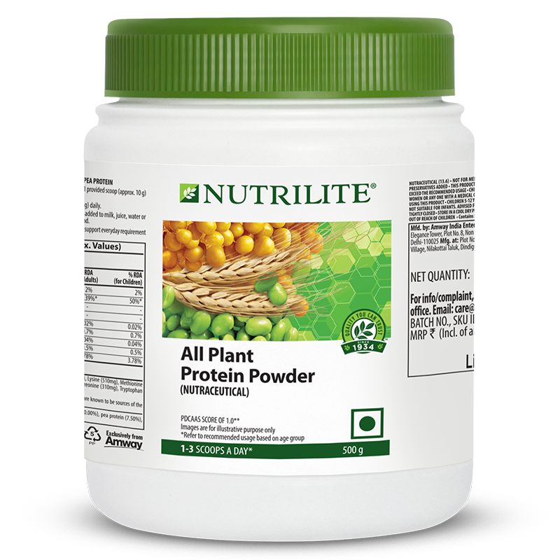 Buy Nutrilite Plant Based All Plant Protein Powder Amway India