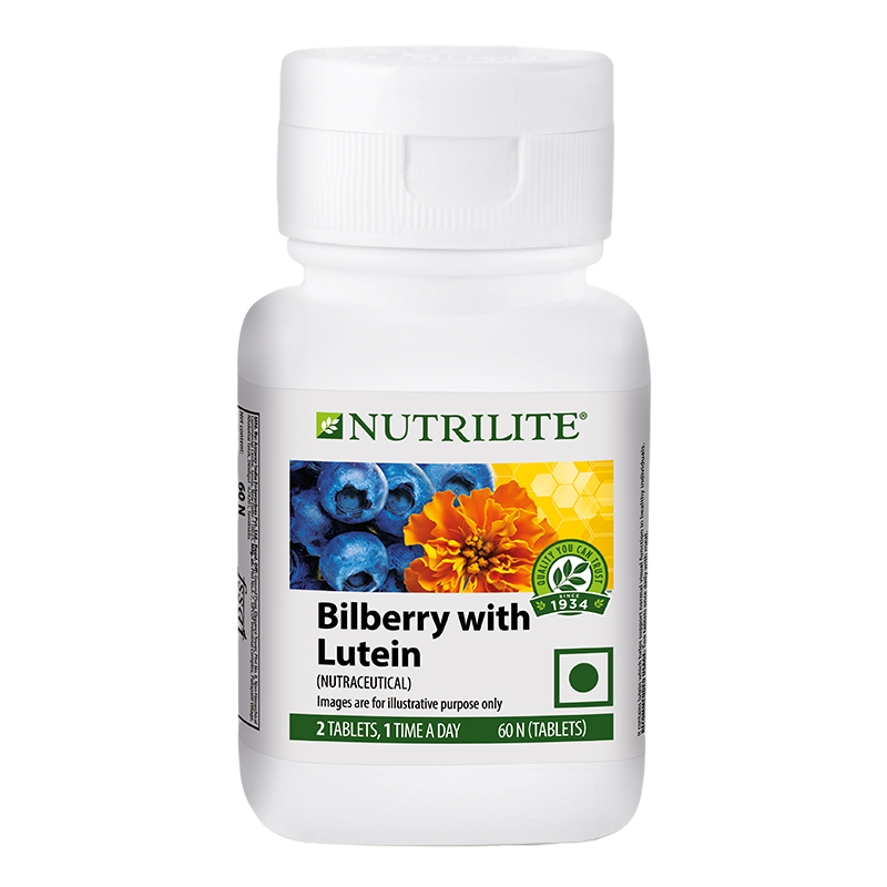 Nutrilite Bilberry with Lutein Tablets to Support Eye Health