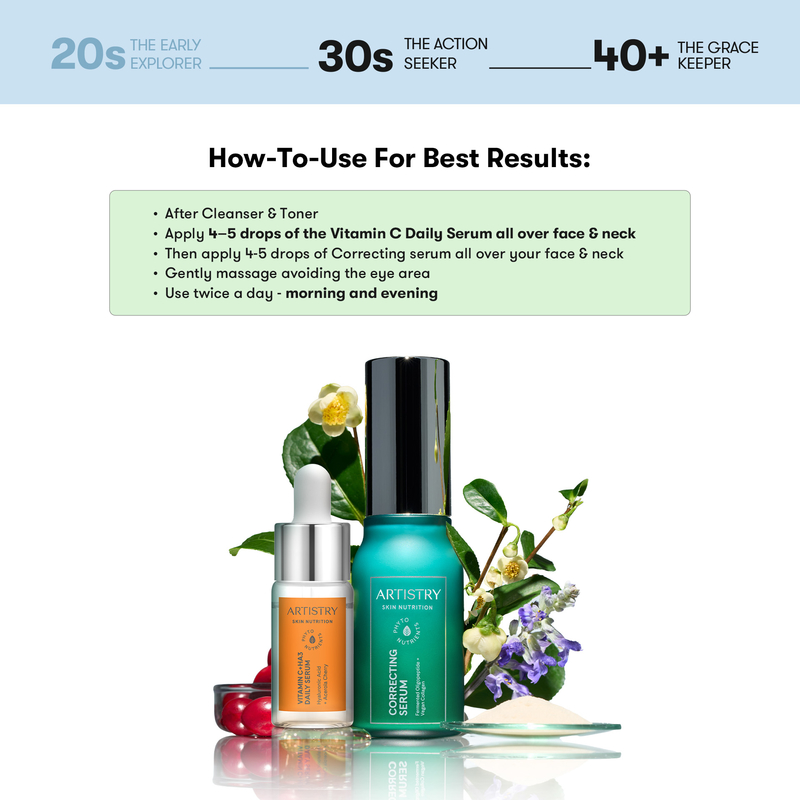 Brightening + Correcting Serum for 30s & 40+