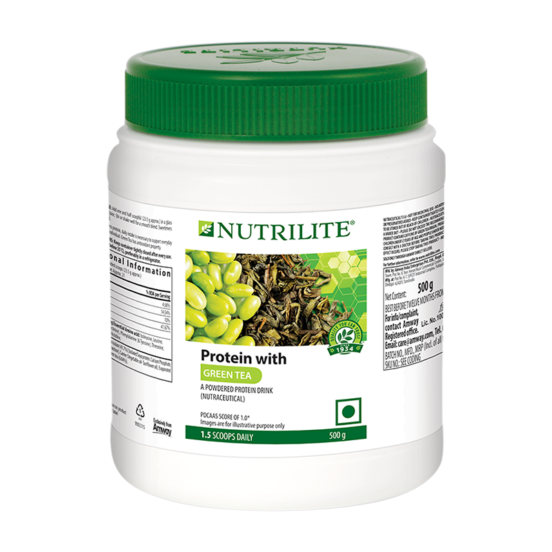 Nutrilite Protein Green Tea Protein Powder for Men & Woman