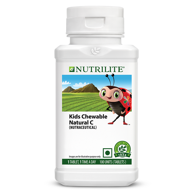 Buy Nutrilite Kids Chewable Natural C Tablets | Amway India