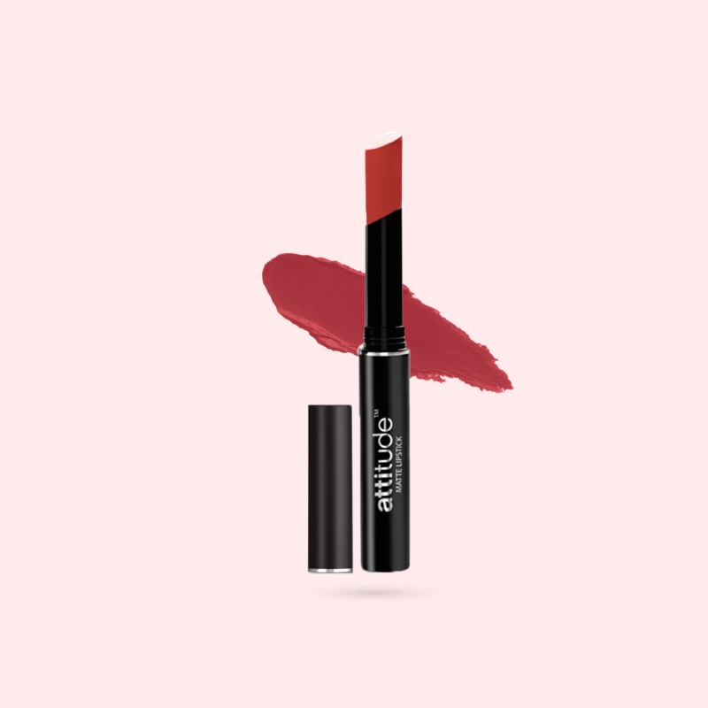 attitude matte lipstick brownie delight