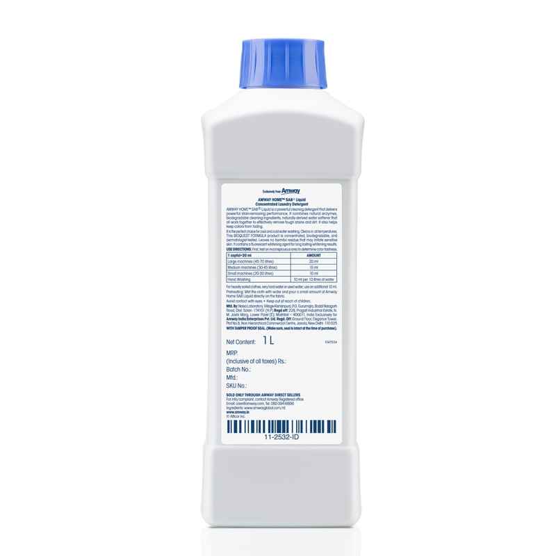 Liquid Concentrated Laundry Detergent 1 L Cleans Toughest Stains