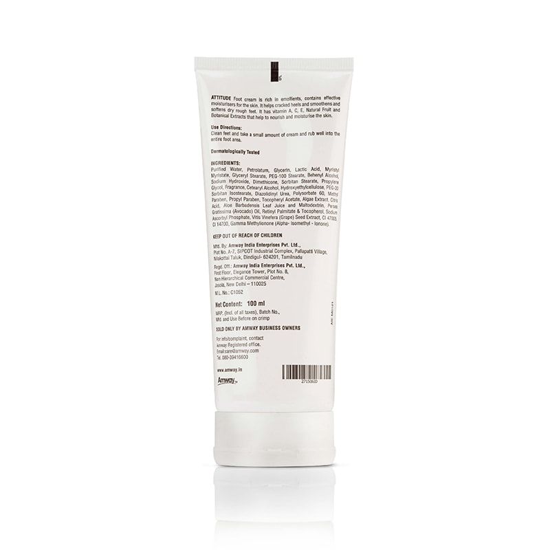 attitude foot cream