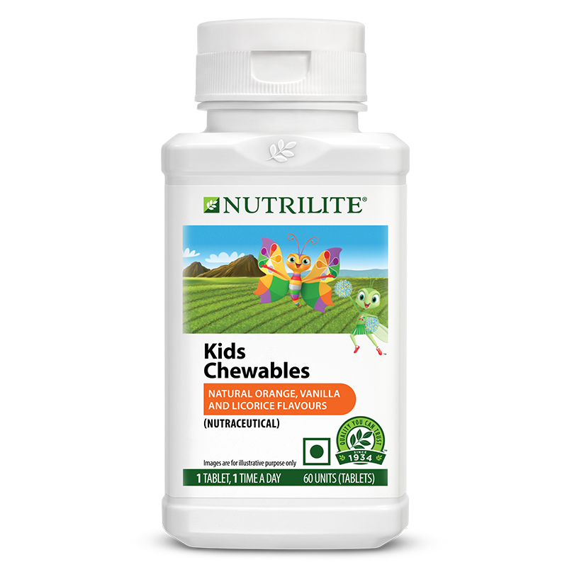Buy Nutrilite Kids Chewable Tablets In 3 Flavours| Amway India