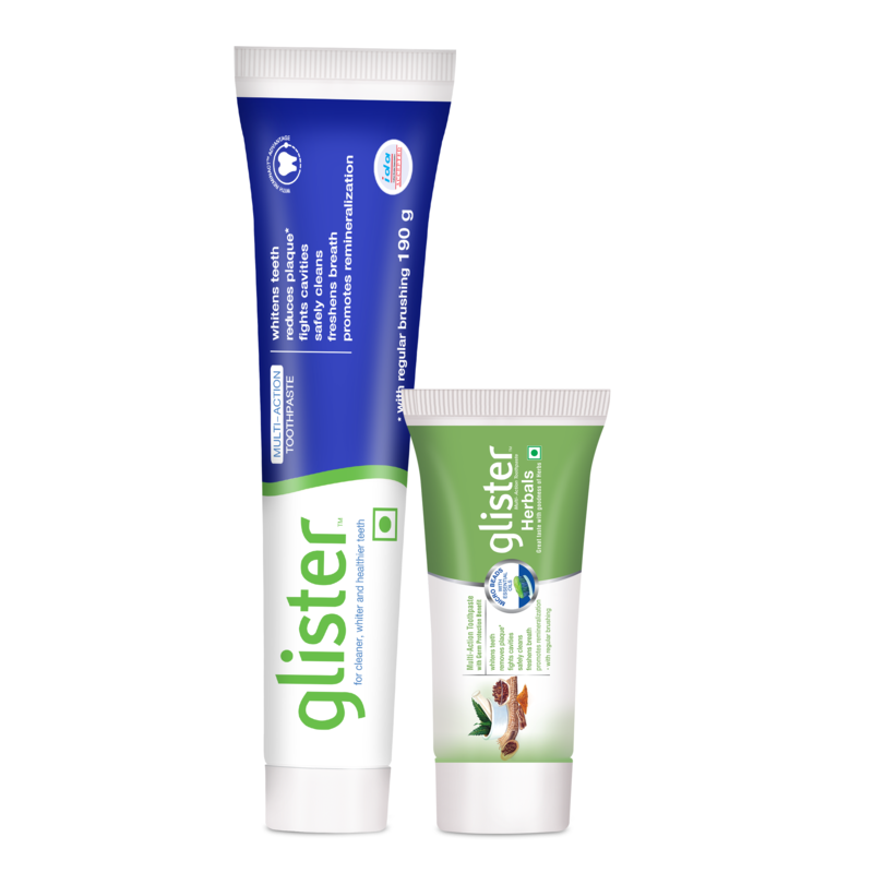 Buy Glister MultiAction Toothpaste, Get Glister Herbal 40g