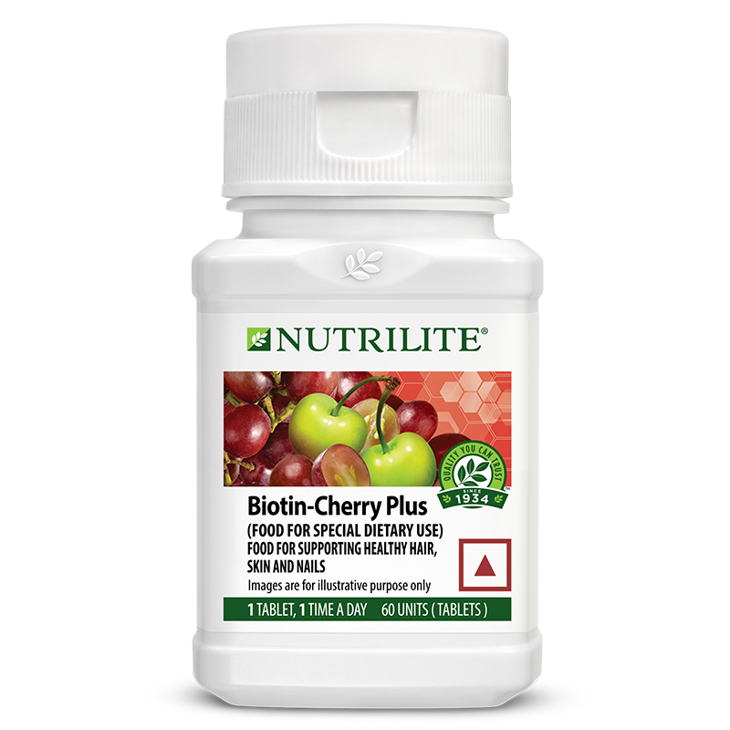Buy Amway Nutrilite Biotin Cherry Plus Tablets Pack Of 2 ( Packaging May  Very) Online at Low Prices in India - Amazon.in