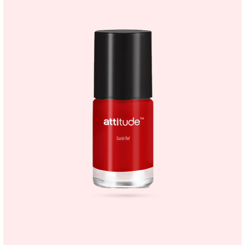 Color Your Nails with Attitude Nail Enamel Scarlet Red 6 ml | Amway India