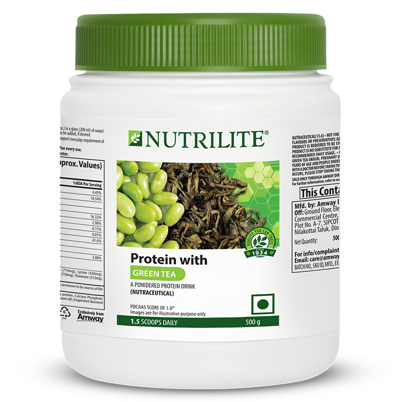 Nutrilite Powdered Protein Drink With Green Tea Amway India