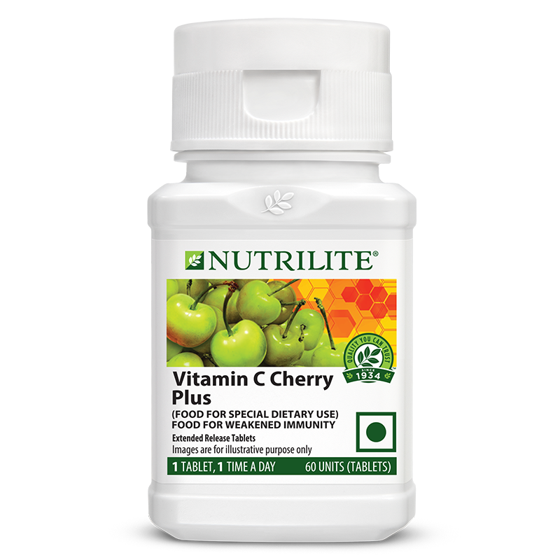 Nutrilite Vitamin C Cherry Plus Tablets to Support Immunity