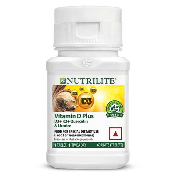 Vitamin D Plus (D3+K2+Quercetin & Licorice)