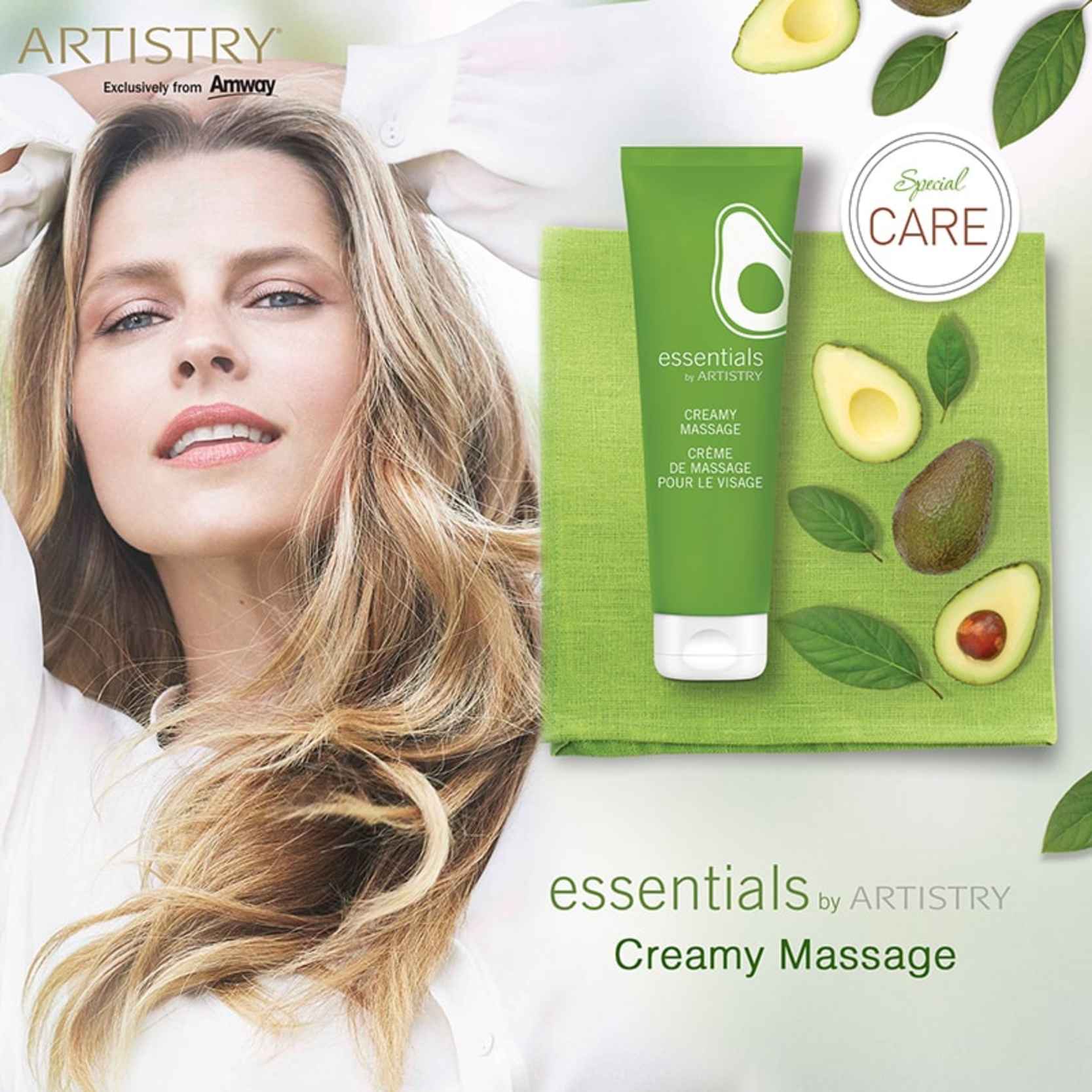 artistry essentials creamy massage
